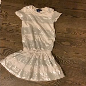 Girls sequined cotton top Ralph Lauren